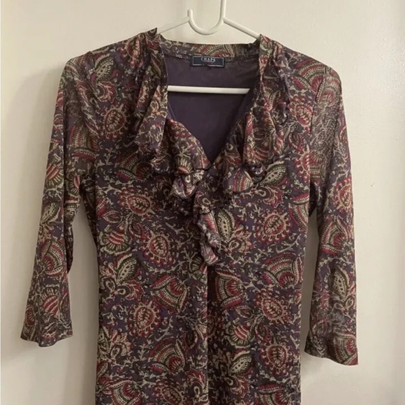 Lot of 4 Women’s Gap Chaps Size Small  S Long Sleeve EUC Summer Casual Office - Picture 2 of 7